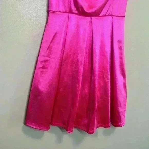 Pear Culture Hot Pink Formal Dress 13/14 - Picture 2 of 6